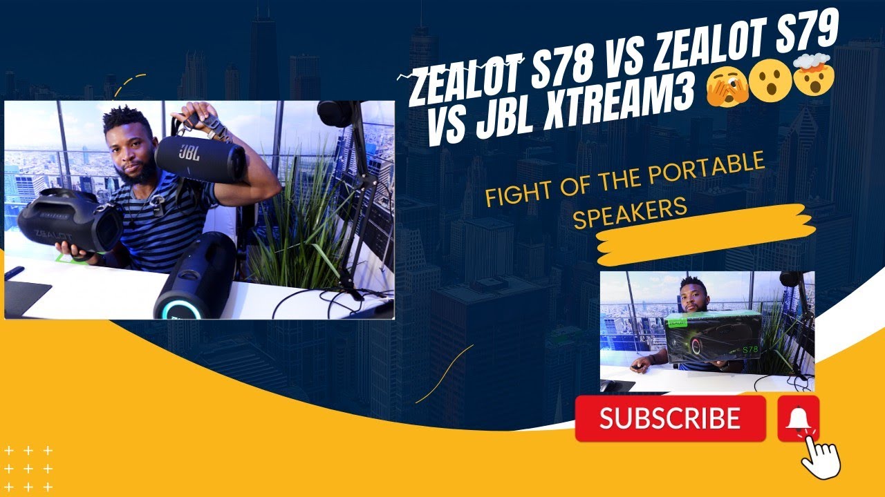 ZEALOT S78 против ZEALOT S79 сражаются с JBL XTREAM3