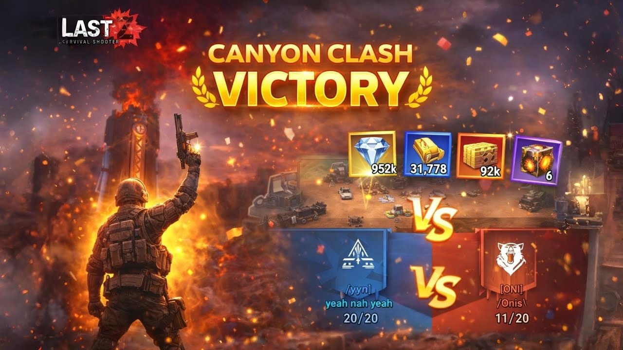 Canyon Clash VICTORY in Last Z Survival Shooter 