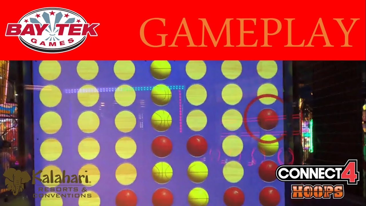 Connect 4 Hoops - Easy - 50 Tickets