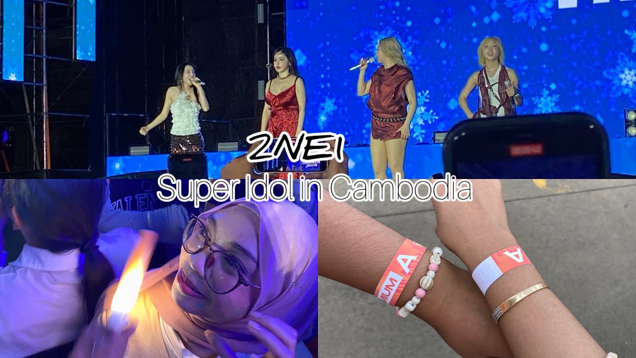 2NE1 OT4 IN CAMBODIA (super idol) 