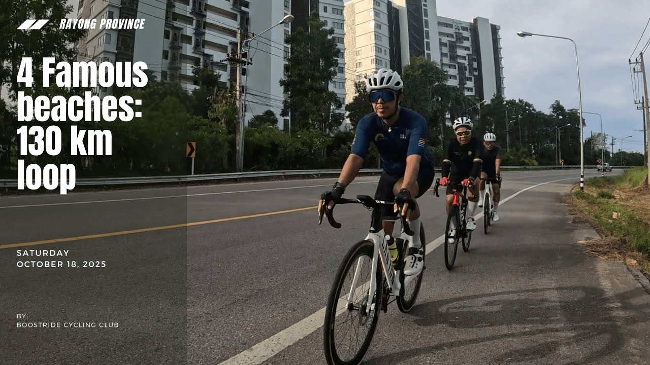 Rayong Cycling | 4 beaches | 130 km Loop 