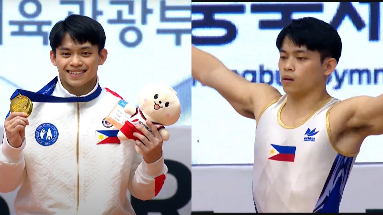 КАРЛОС ЮЛО 🇵🇭 ПОЛ Золото🥇 ПОБЕДНЫЙ ДИСПЛЕЙ | | D 5.7, E 8.8 Чемпионат Азии 2025