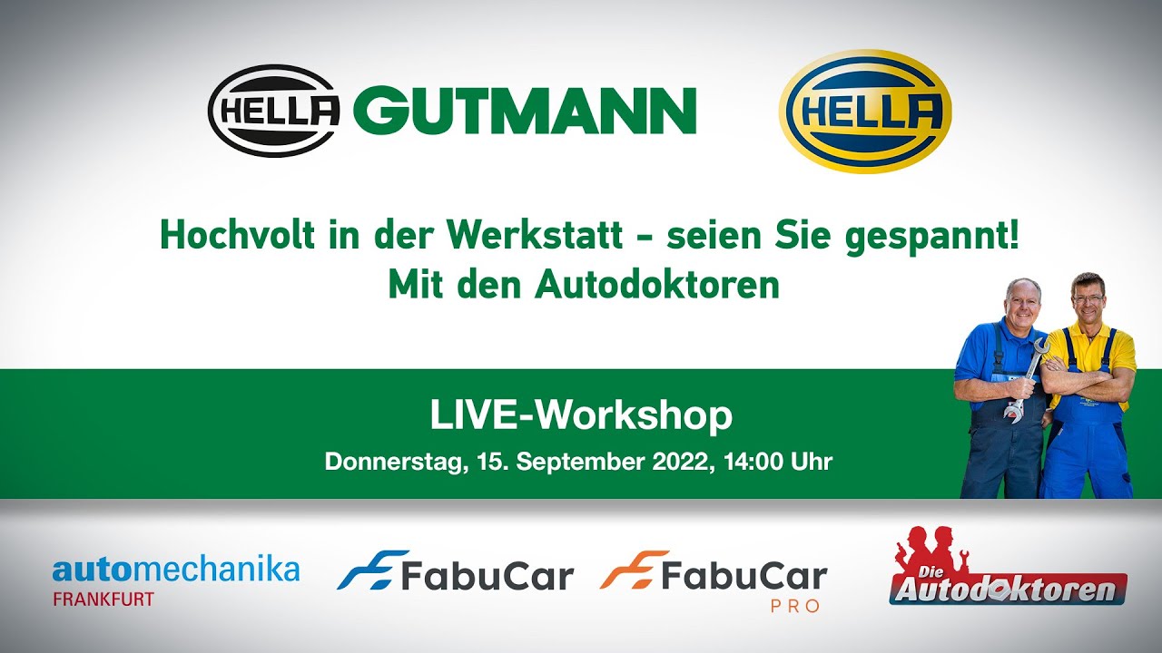 Hochvolt in der Werkstatt - seien Sie gespannt! | Live-Workshop mit den Autodoktoren