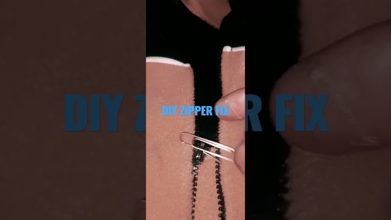 DIY ZIPPER PAPER CLIP  HACK