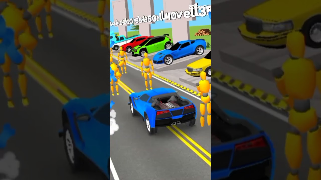 Car Crash Sim Driving Game: Corvette #carcrashsim #gameshorts #gamecrash #xtreme
