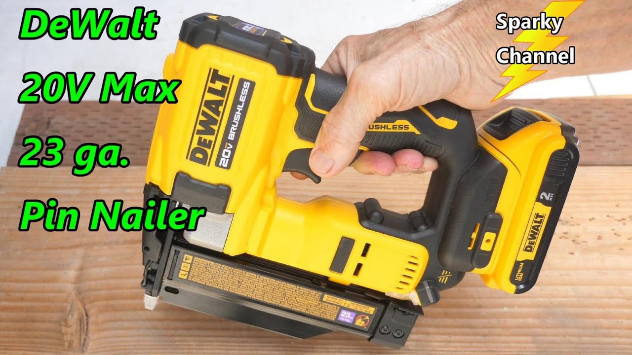 DeWalt 20V Max Pin Nailer 23 ga Atomic Compact Series DCN623D1