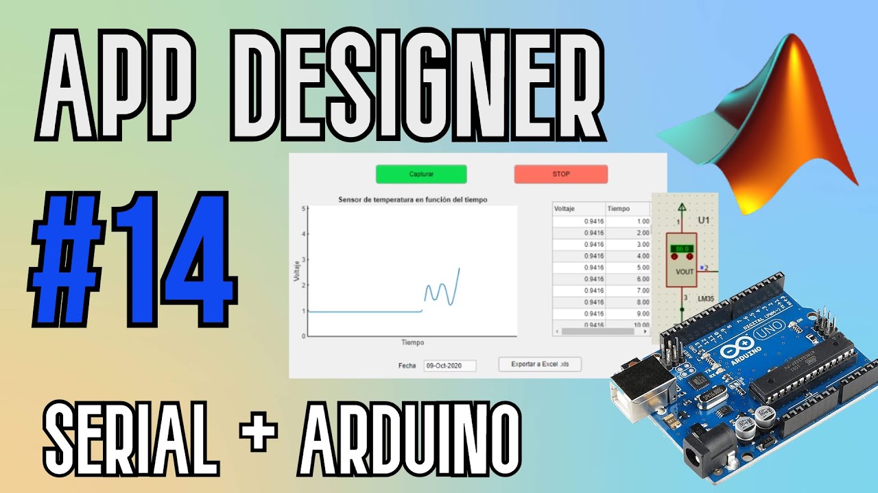 Comunicación Serial Arduino Matlab en App Designer 💡  | Tutorial español