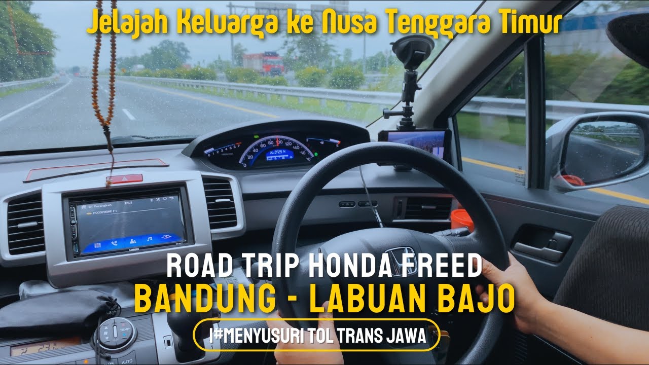 ROAD TRIP BANDUNG -  LABUAN BAJO WITH HONDA FREED || MENYUSURI TOL TRANS JAWA