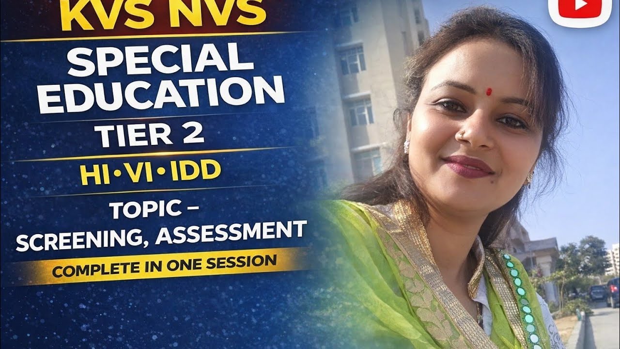 $KVS# NVS TIER 2 # SPECIAL EDUCATION #IMPORTANT TOPIC#