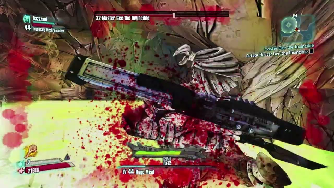 Defeat Master Gee The Invincible (Borderlands 2)