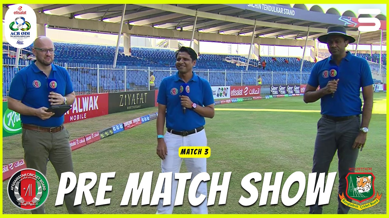 Pre Match Show | Afghanistan vs Bangladesh | Match 3 | Afghanistan ODI Tri-Series 2026 | M9R1K