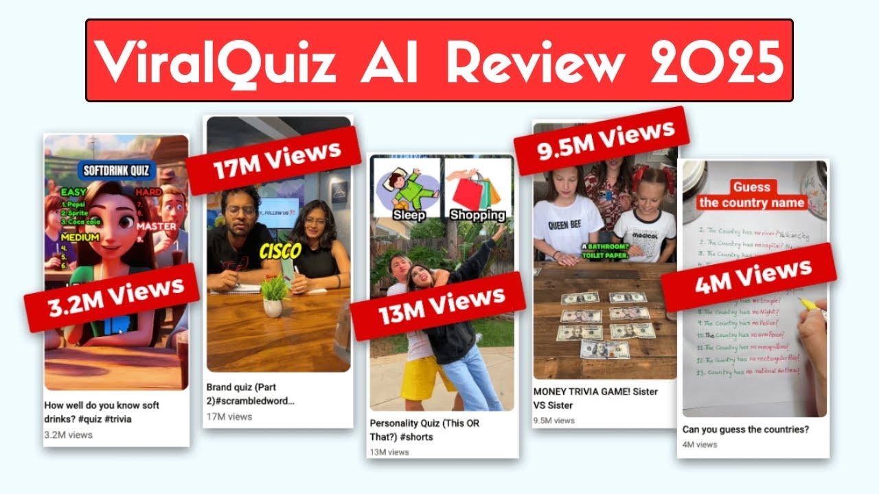 ViralQuiz AI Review 2026 - AI-Power Bulk Quiz Videos in Minutes