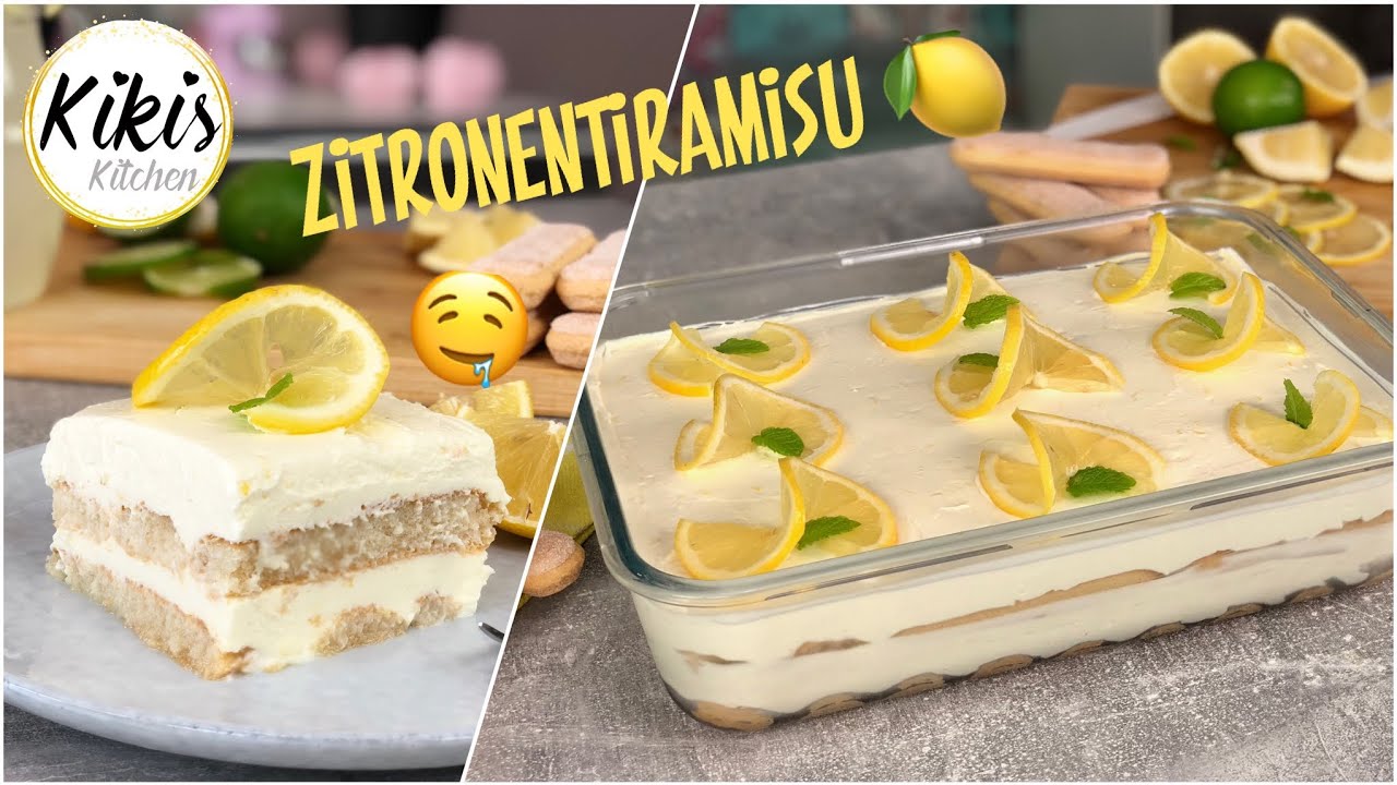 REZEPT: Zitronentiramisu mit einer Geheimzutat 😍 Fruchtiges Tiramisu einfach und lecker