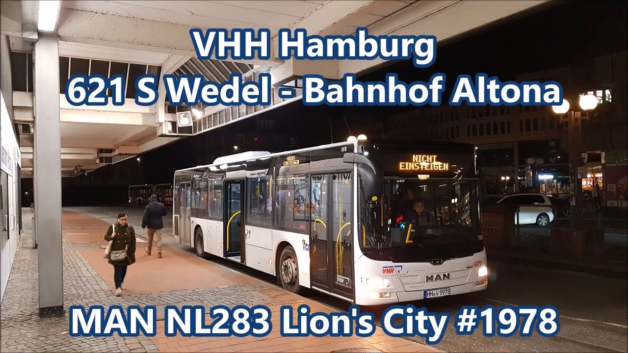 VHH Hamburg - Linie 621, MAN NL283 Lion's City #1978