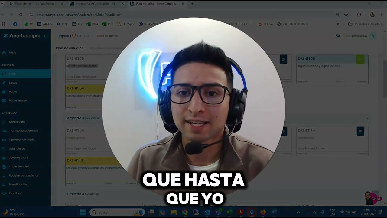 Inscripción de Materias Politécnico Grancolombiano