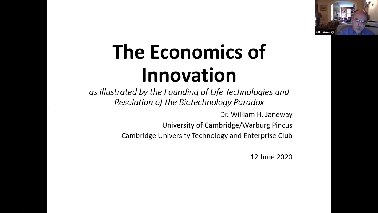 CUTalks with Bill Janeway: Investing in a Bioscience Enterprise