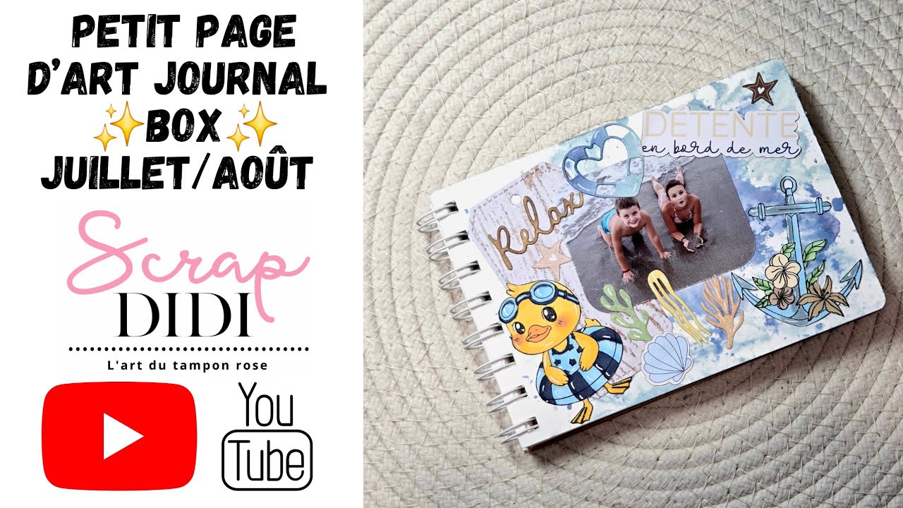 ✨Scrapbooking✨ : p’tite page d’Art Journal box 