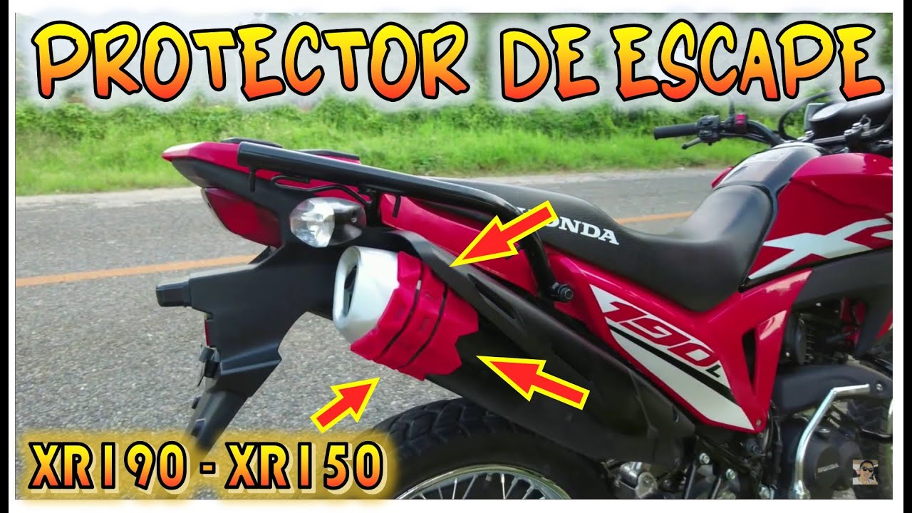 PROTECTOR DE ESCAPE DE HONDA XR190 || UNA GANGA Y CON UN OBJETIVO MUY INTERESANTE || CAP. 20