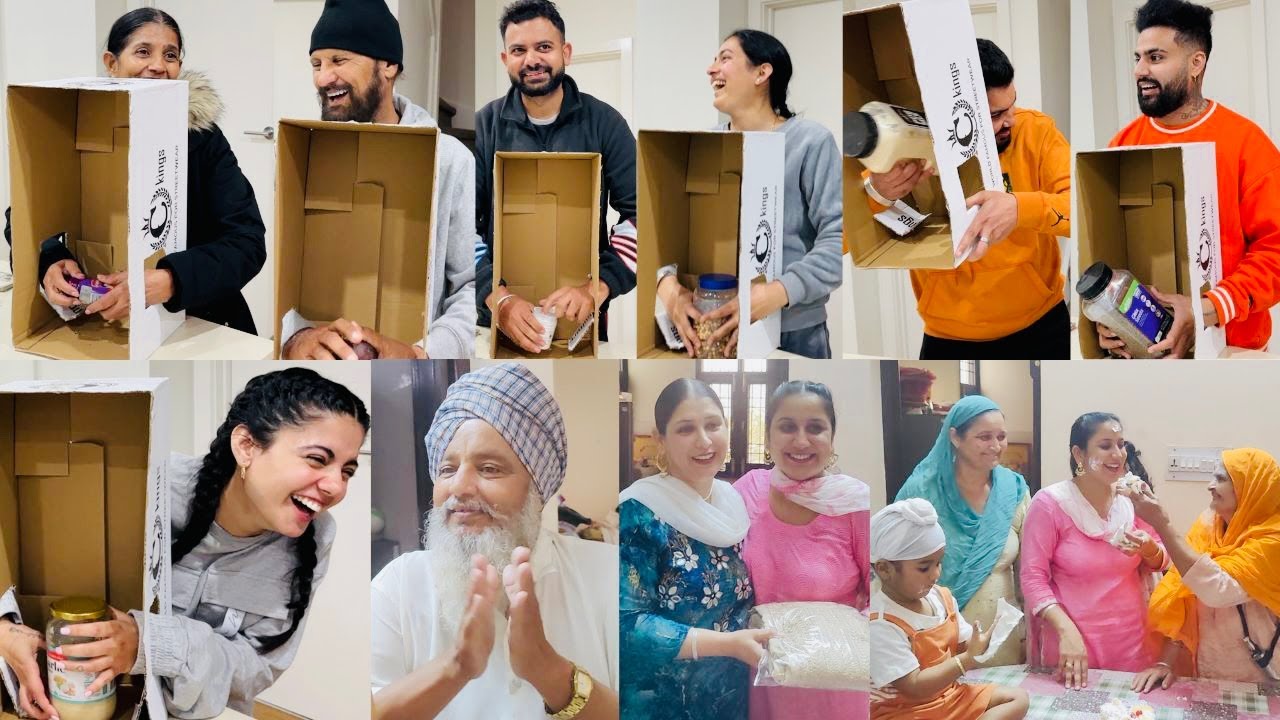 BHABI's BIRTHDAY CELEBRATION IN INDIA | WHAT's IN THE BOX WITH HOMIES & MOM DAD | INDER & KIRAT