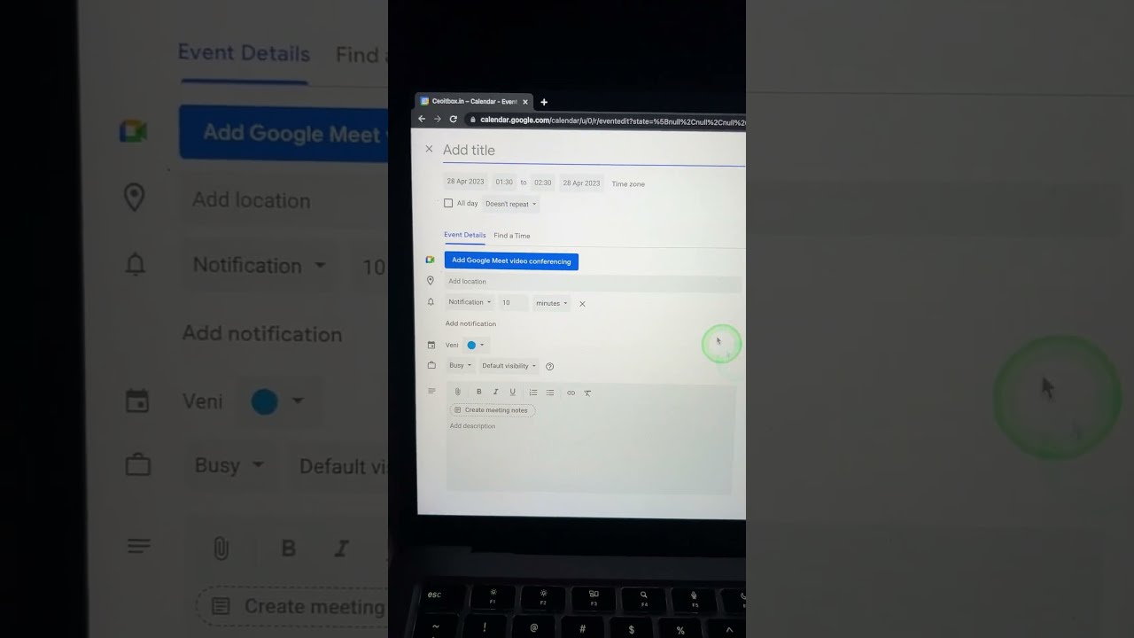 Создавайте события в Google Календаре!