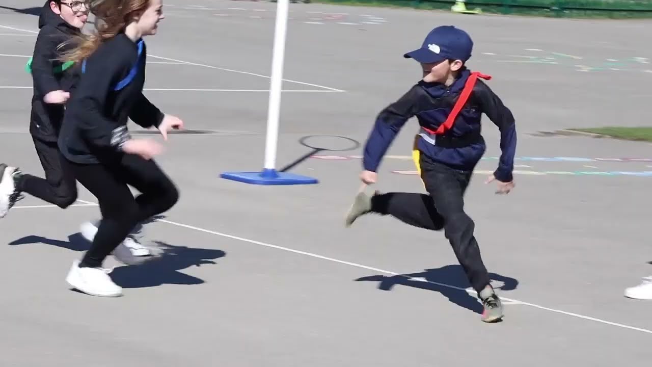 Teaching Quidditch at Mountbatten Primary School!