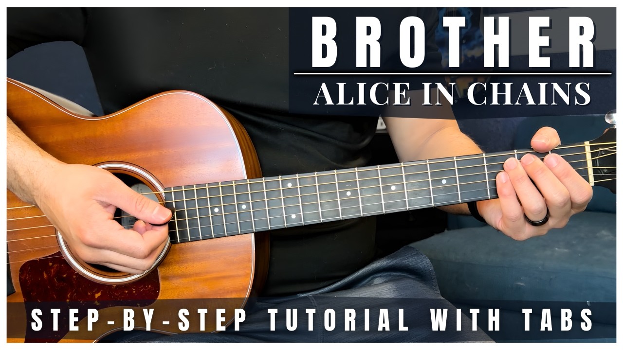 Урок игры на гитаре песни Alice In Chains от Brother с табулатурой.