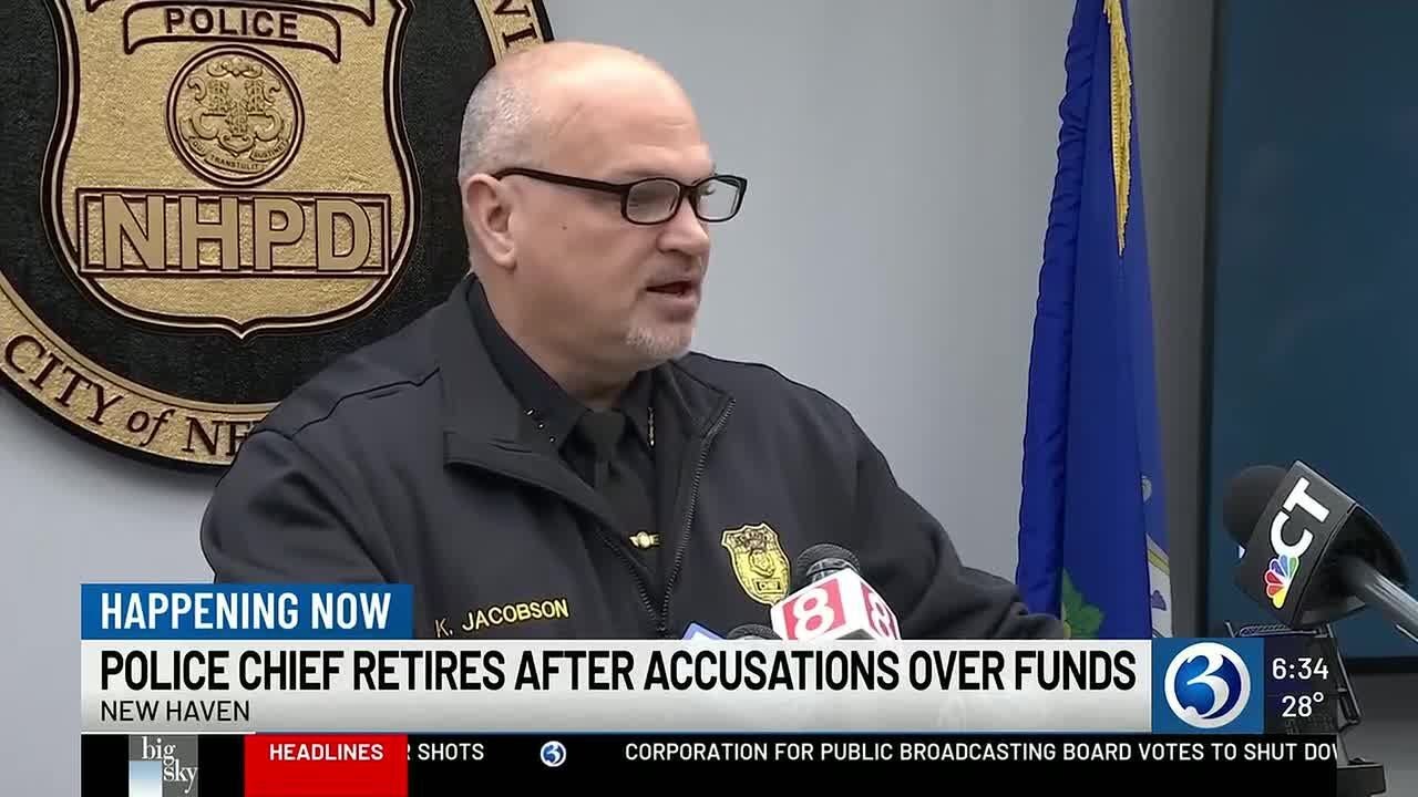 VIDEO: New Haven police chief abruptly retires