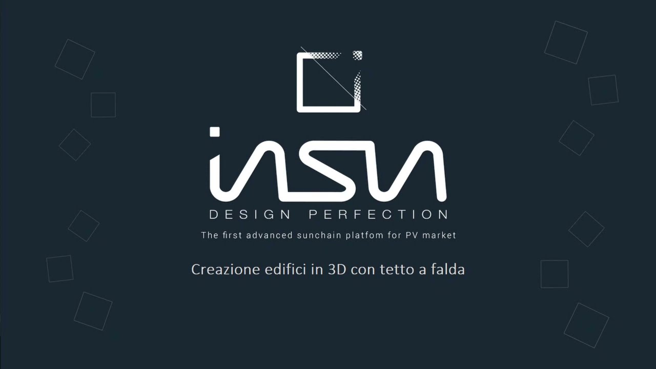 inSun - Tutorial 3: Creazione edifici in 3D con tetto a falda