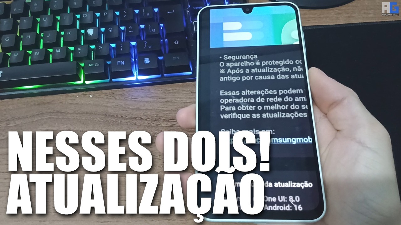 CHEGOU NOS DOIS!! ATUALIZAÇÃO no GALAXY M35 e A14 5G