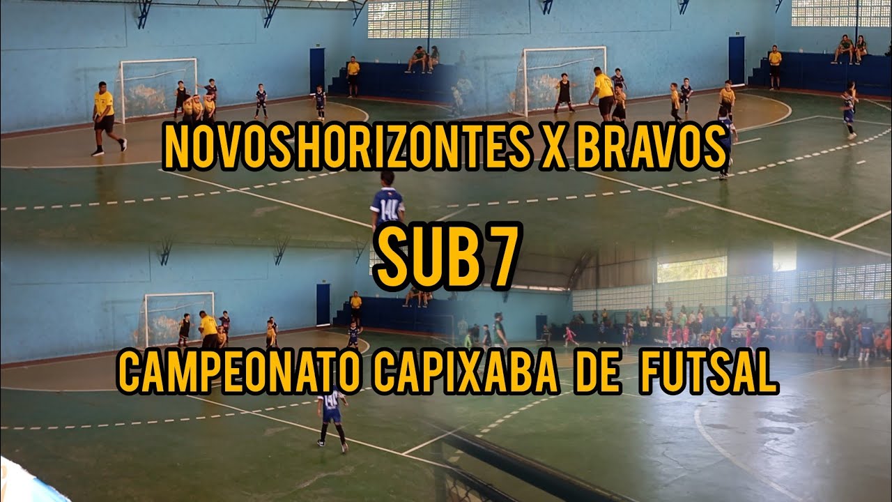 Novos Horizontes x Bravos sub7, Campeonato Capixaba de futsal #futbol #futeball #jogador #futsal