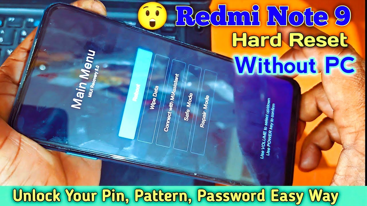 Redmi Note 9 Pro Hard Reset | Password & Pattern Remove 🔥