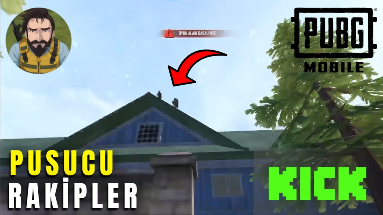 Rakip Çatıya Pusmuş | Pubg Mobile | Kick Yayın Kesiti