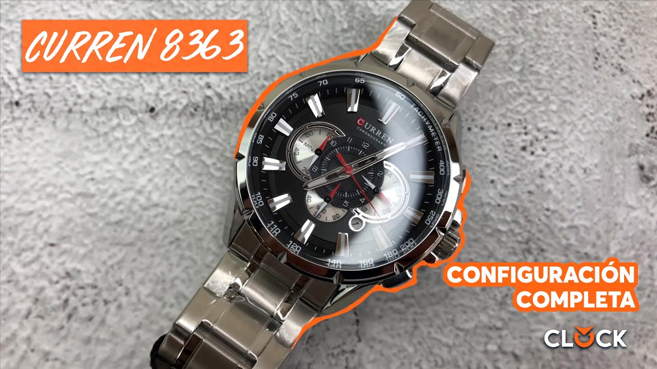 EL RELOJ ECONÓMICO MÁS VENDIDO QUE VALE LA PENA: ✅ CURREN 8363