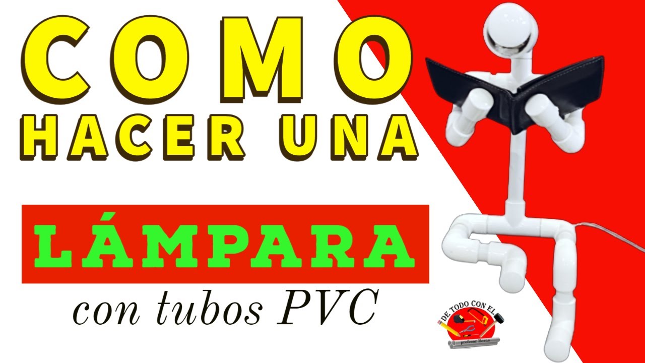 💡✅Como hacer una Lampara con tubos de PVC (2021)💡✅