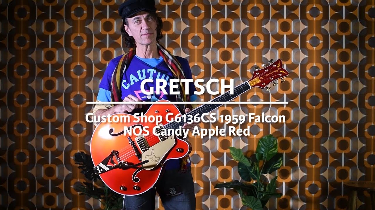Gretsch Custom Shop G6136CS 1959 Falcon NOS Candy Apple Red played by Erwin van Ligten | Demo @ TFOA