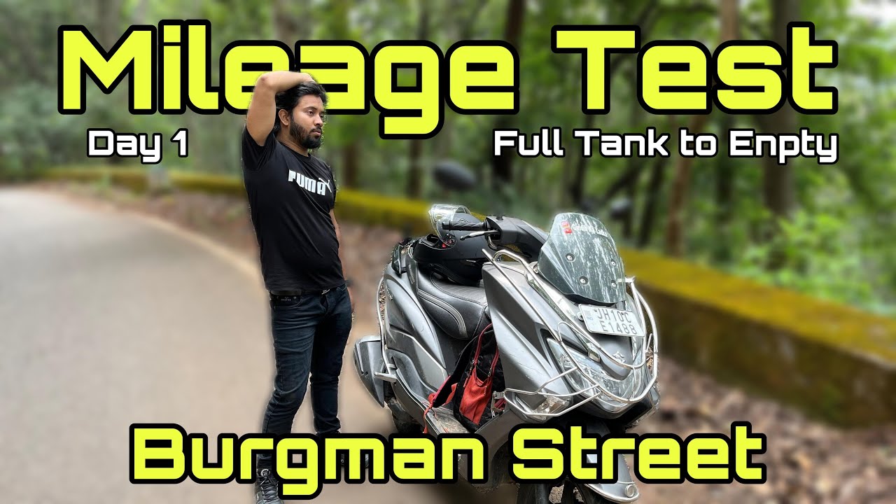 BURGMAN STREET MILEAGE TEST FULL TANK | RANCHI TO￼ NETARHAT TRAVEL VLOG 🔥DAY1