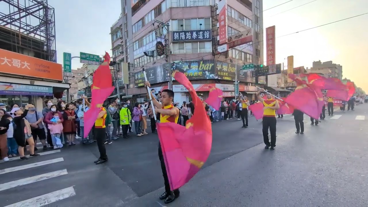 中正預校樂旗隊｜2023 嘉義市國際管樂節｜踩街嘉年華