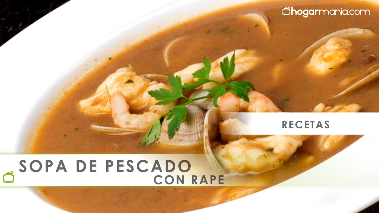 SOPA de PESCADO con RAPE de Karlos Arguiñano 🥣 ¡Simplemente DELICIOSA! 👩🏽‍🍳 Hogarmania