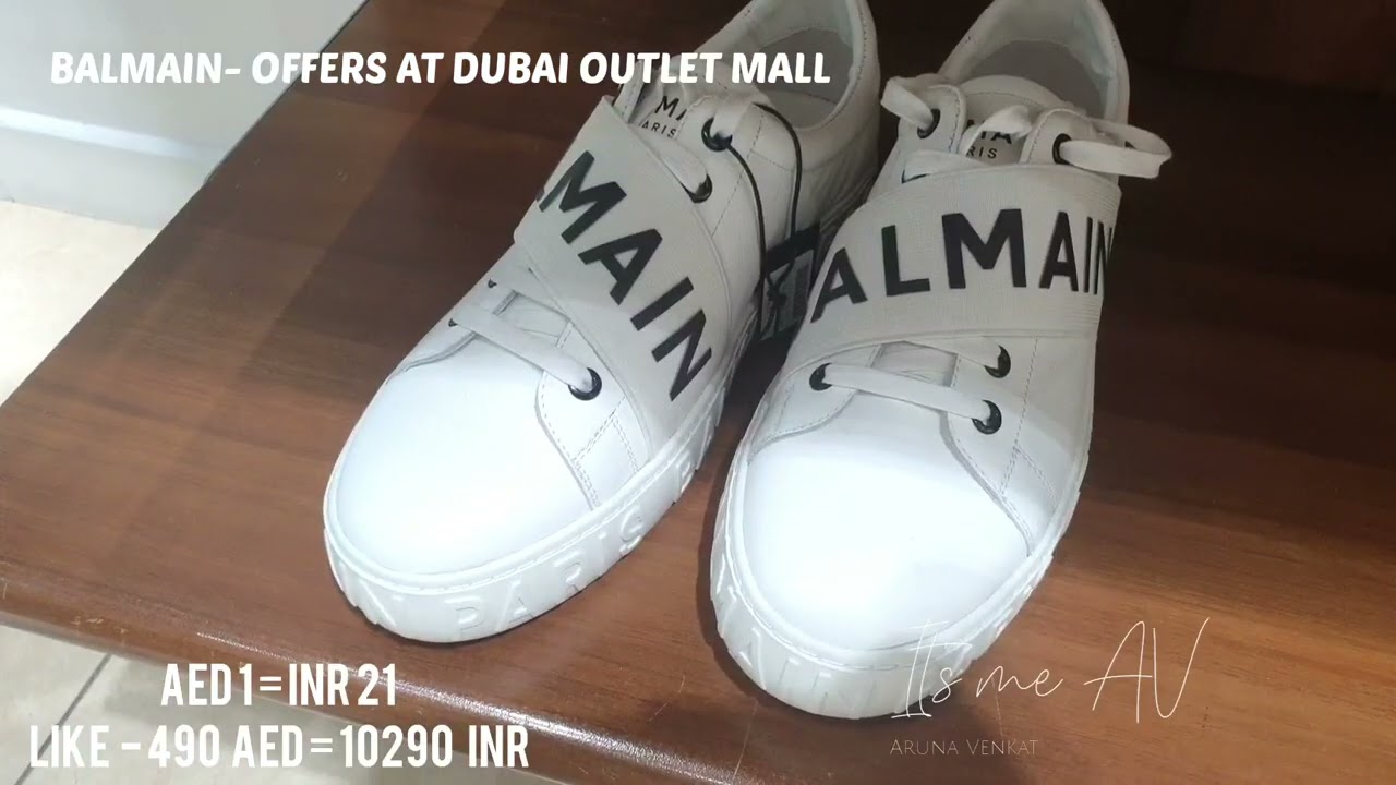 BALMAIN PARIS OFFERS - DUBAI OUTLET MALL .