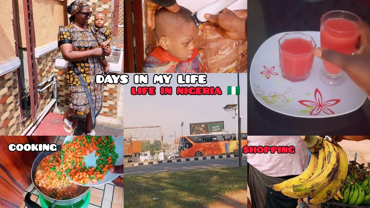 Days in My Life in Nigeria 🇳🇬| Home Cooking + Grocery | Aesthetic Vlog #aesthetic 