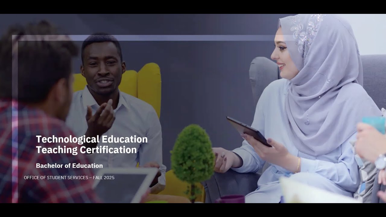 Technological Education B.Ed. Information session fall 2025