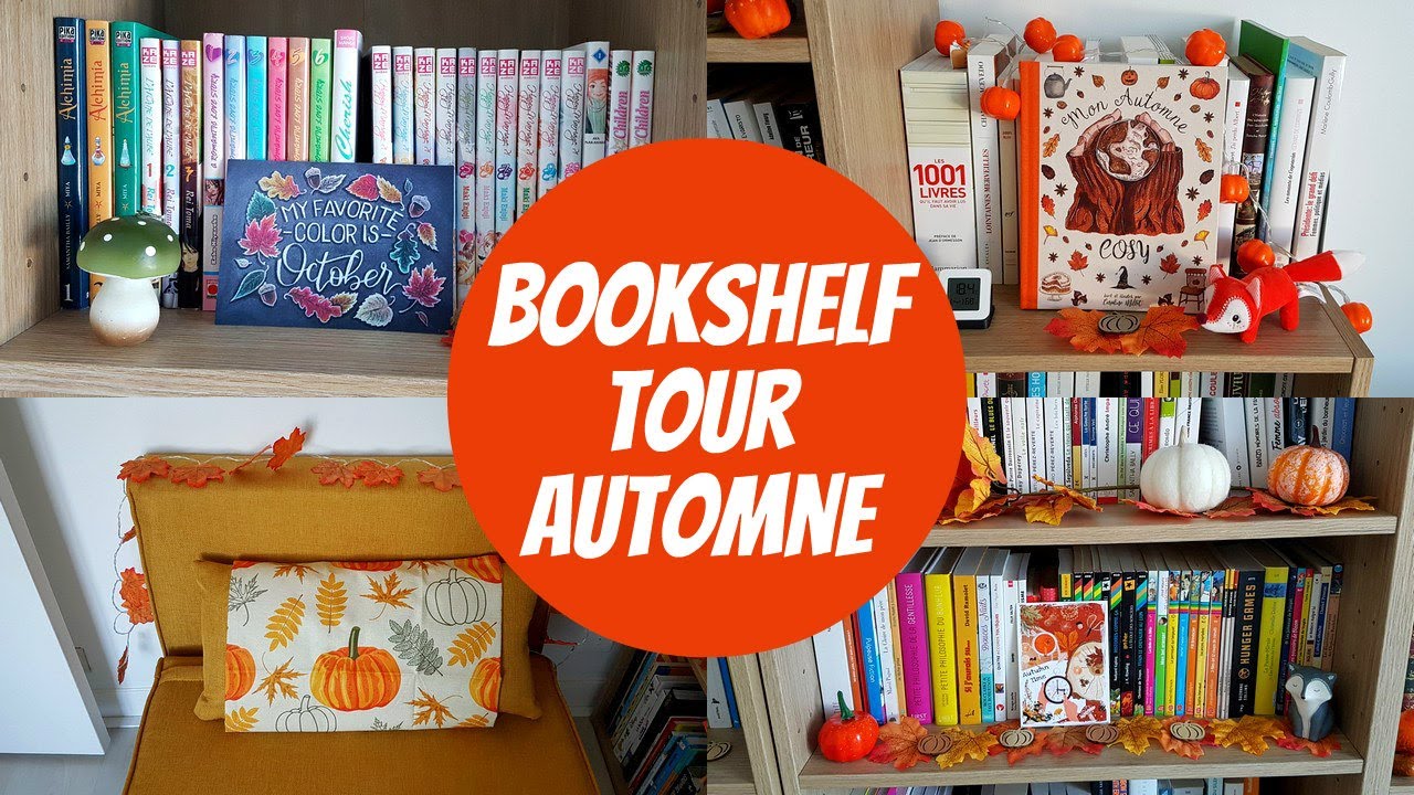 📚 Tour de ma bibliothèque & déco d'automne 🍁