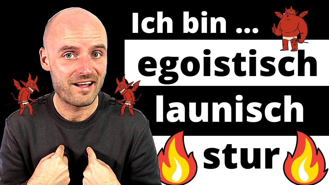 Negative Charaktereigenschaften | Deutsch lernen | A2 B1 B2