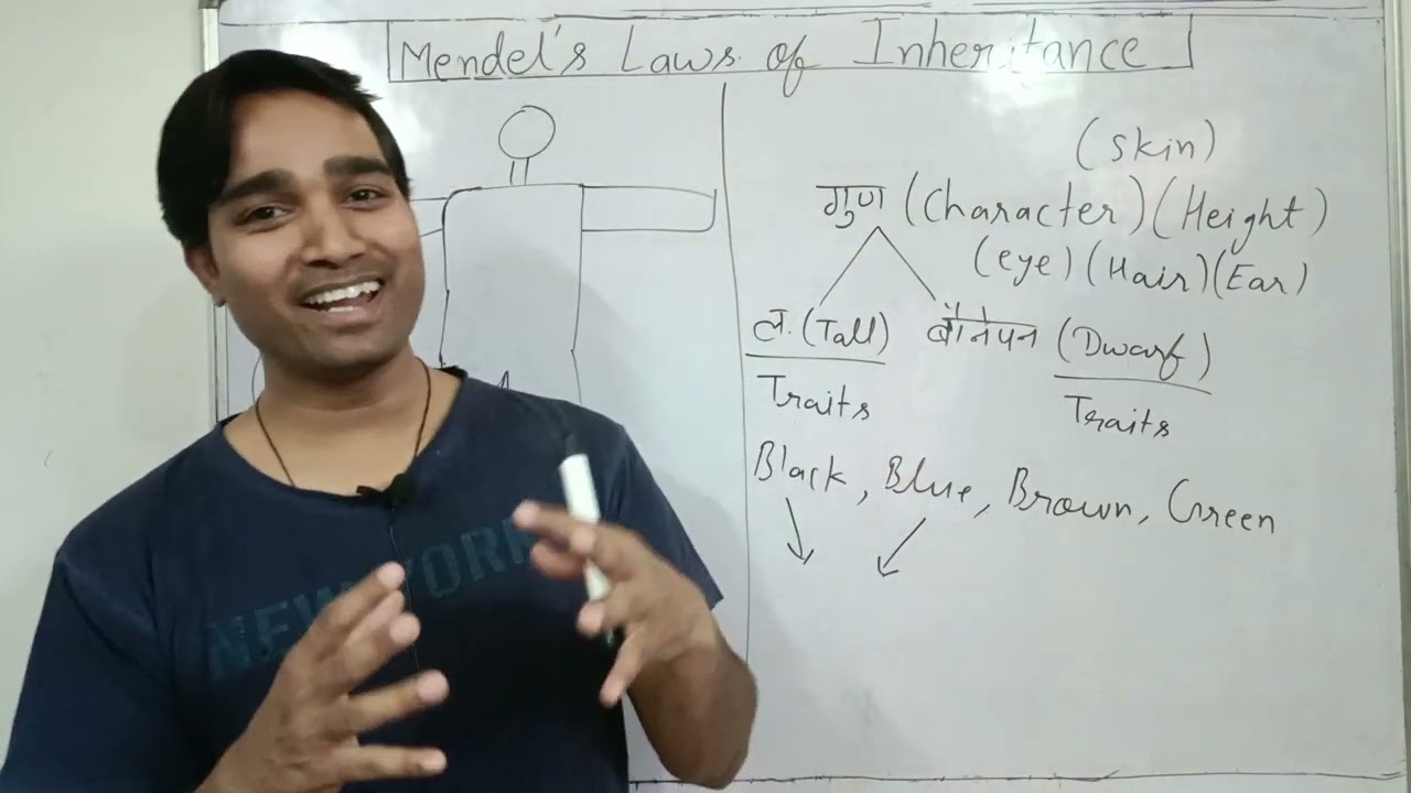 important Topic/easy trick/mendel's law of heredity/25-26/class 10 #physics #science #pw #biology