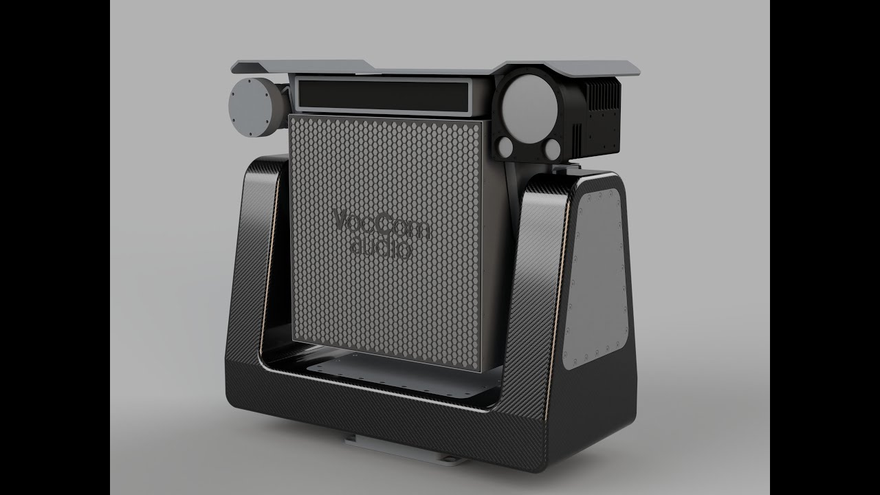 VocCom Sherpa Pedestrial System with Beamsteering Long-Range Acoustic Hailer