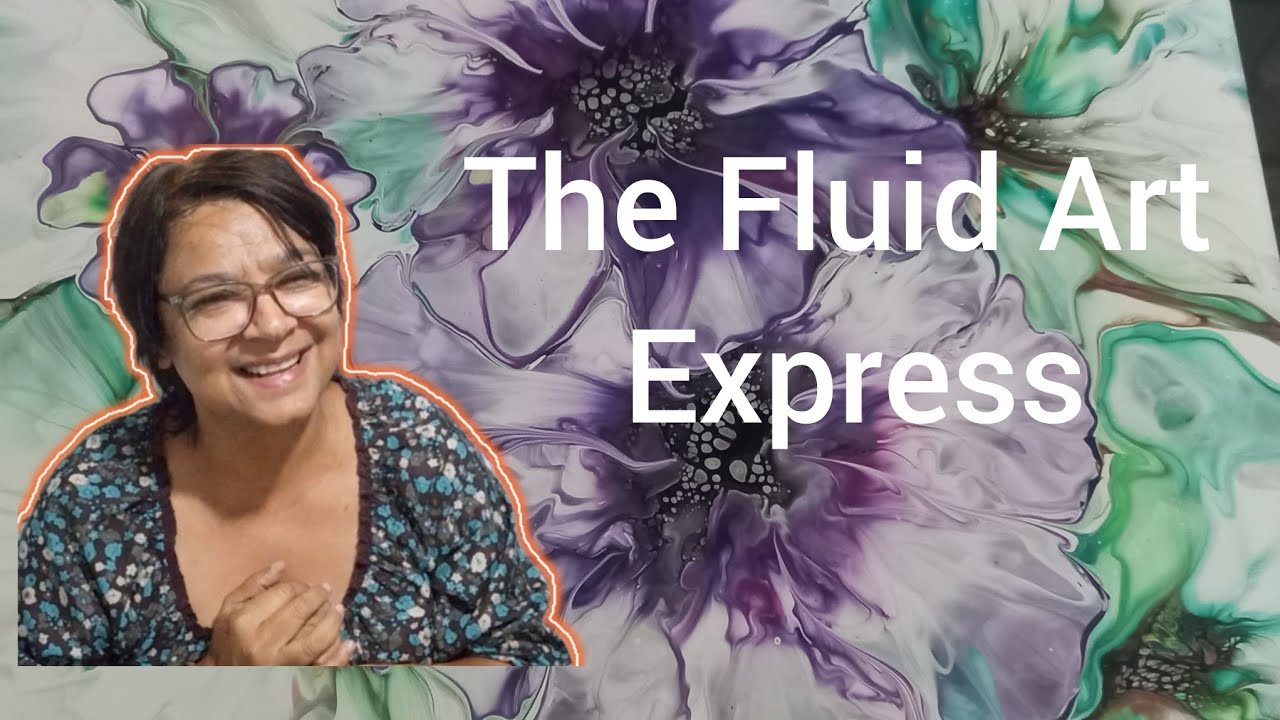 #352 THE FLUID ART EXPRESS. BY INVITATION FROM VENOM FLUID ART