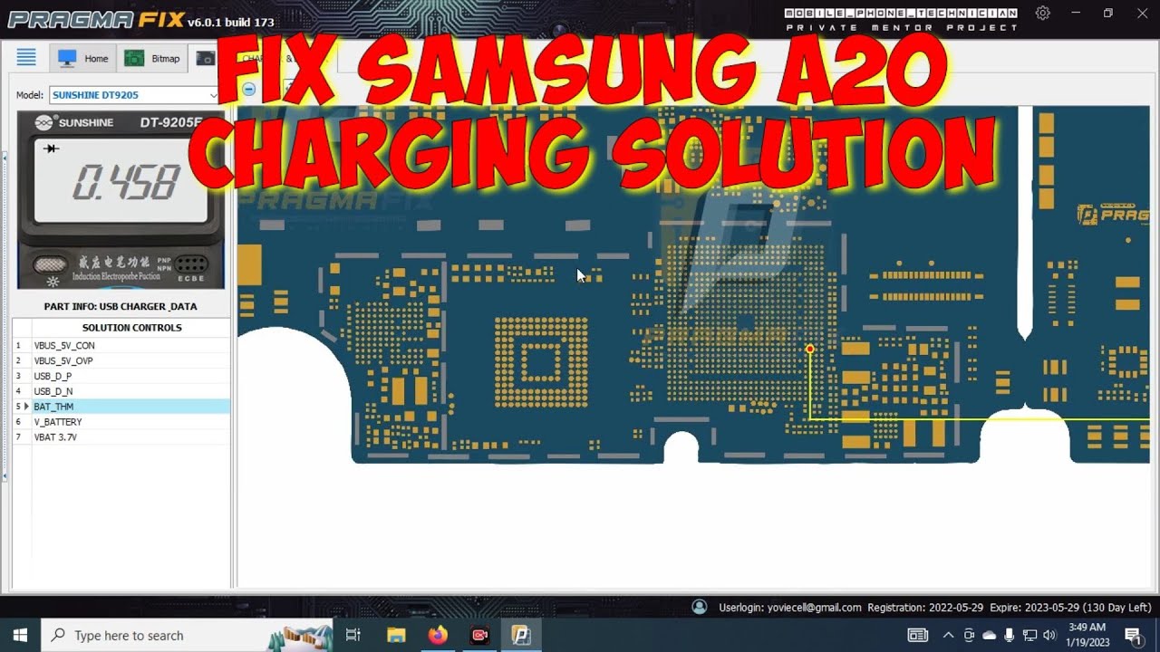 SAMSUNG A20 CHARGING PROBLEM