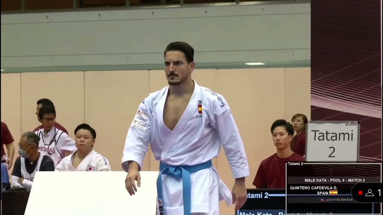 Ayato Kai (Gojushiho Sho) vs Damian Quintero (Ohan Dai) - KARATE1 Premier League Fukuoka 2023