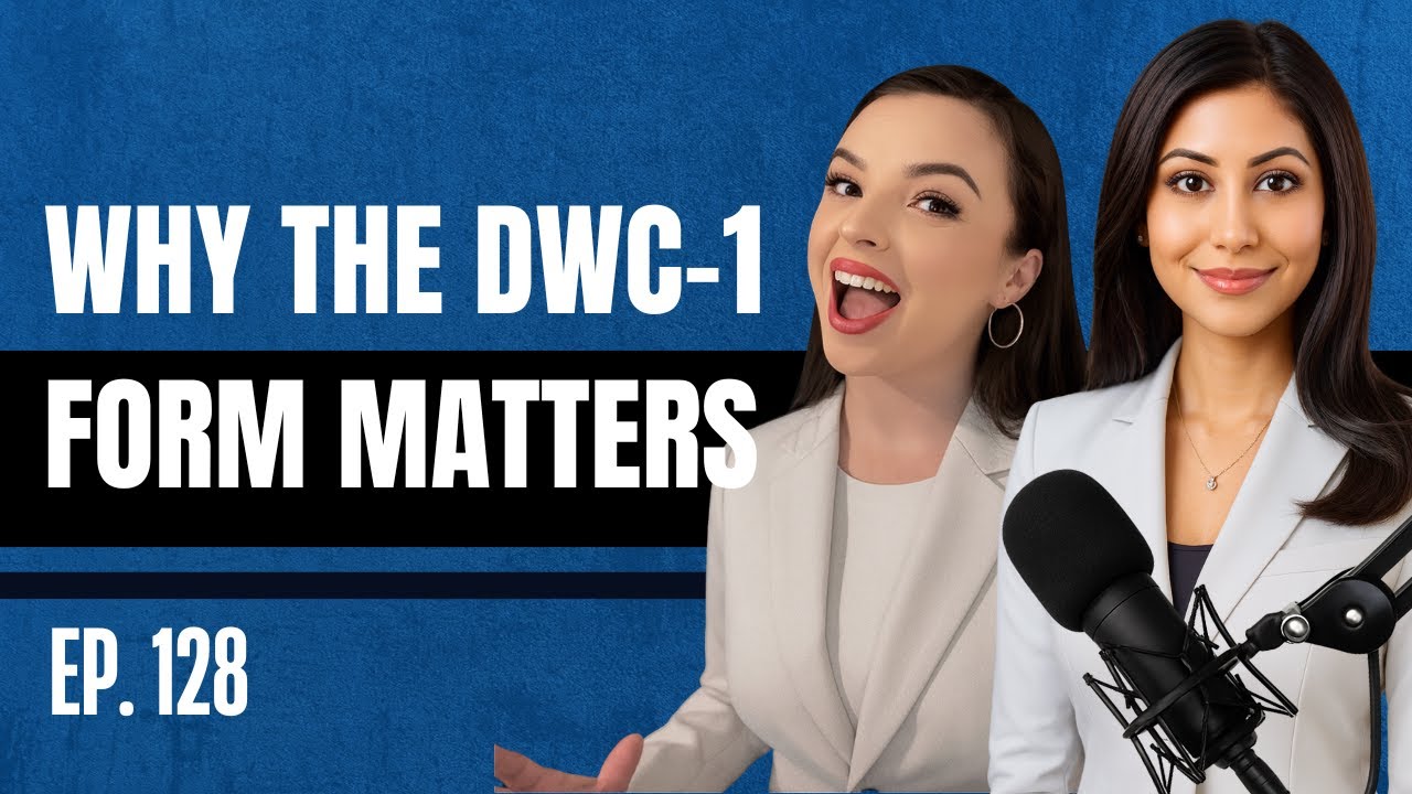 Эпизод 128 — Форма DWC-1 может спасти вашу заявку
