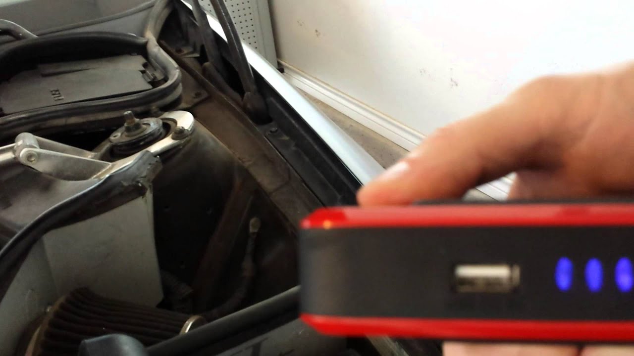 Jump starting car off very small battery pack